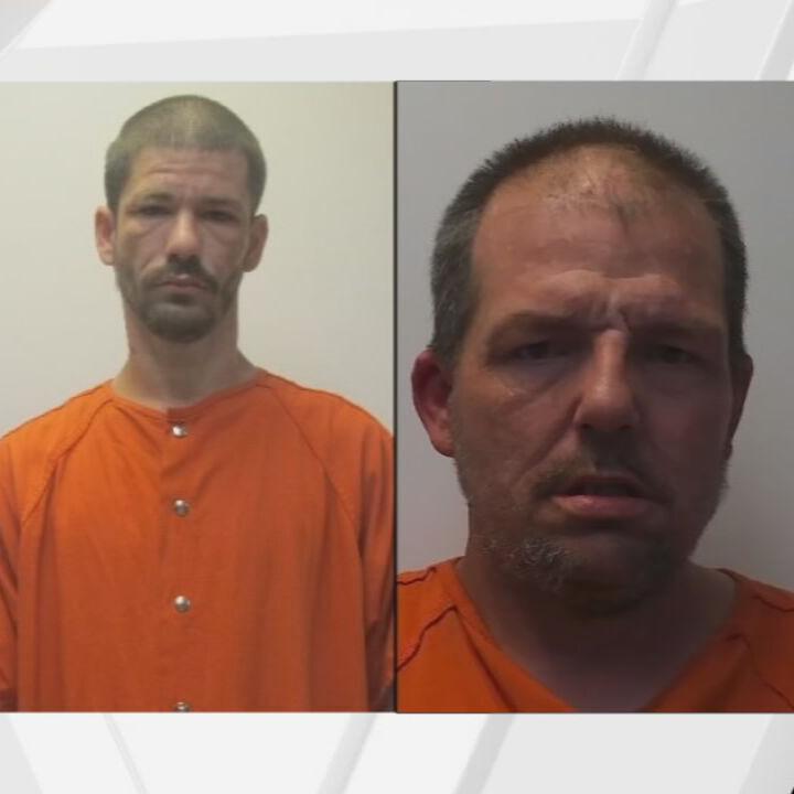 Jonathan Collins and Clinton Woosley booking photos